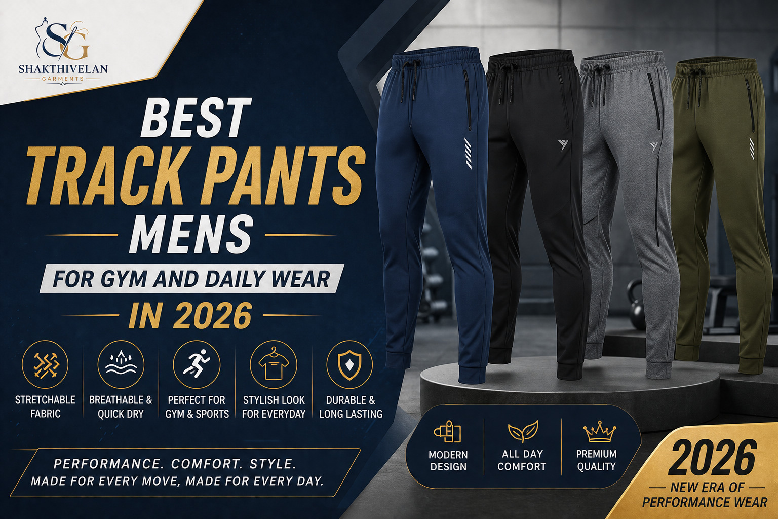 Best Track Pants Mens for Gym and Daily Wear in 2026
