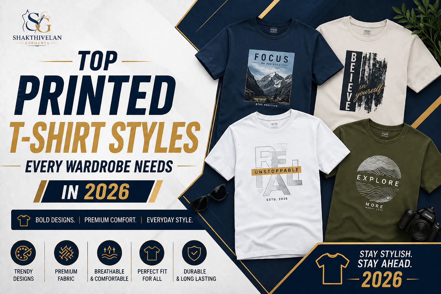 Top Printed T-Shirt Styles Every Wardrobe Needs in 2026