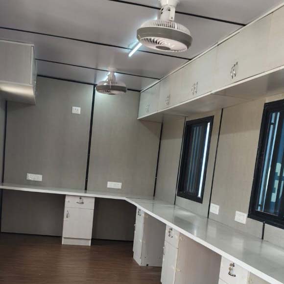 MS Paint Coated Portable Cabin Manufacturer in Chennai